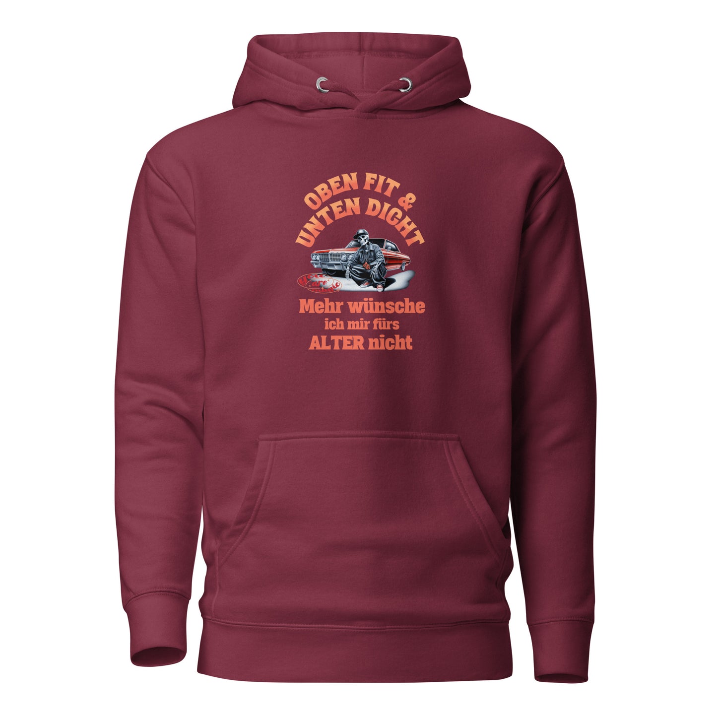 Unisex-Kapuzenpullover mit lustigem Spruch