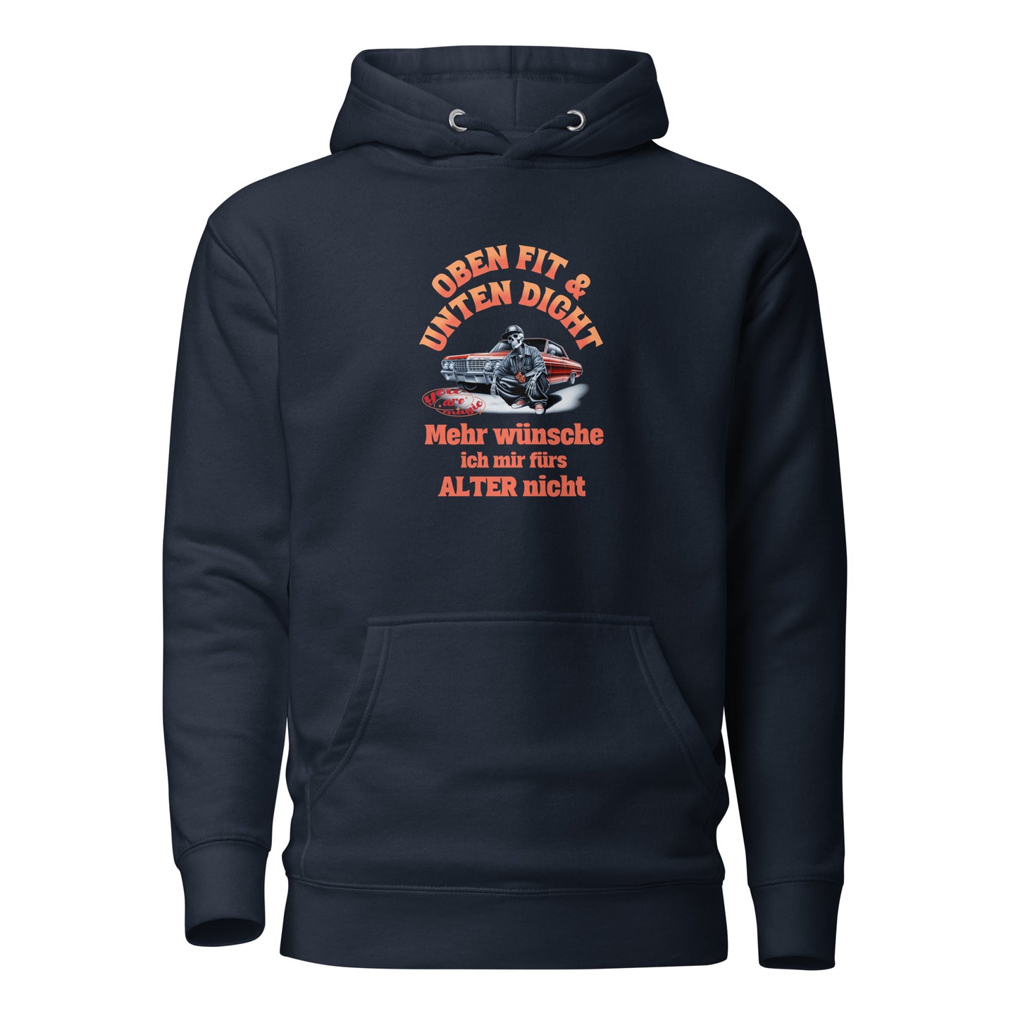 Unisex-Kapuzenpullover mit lustigem Spruch