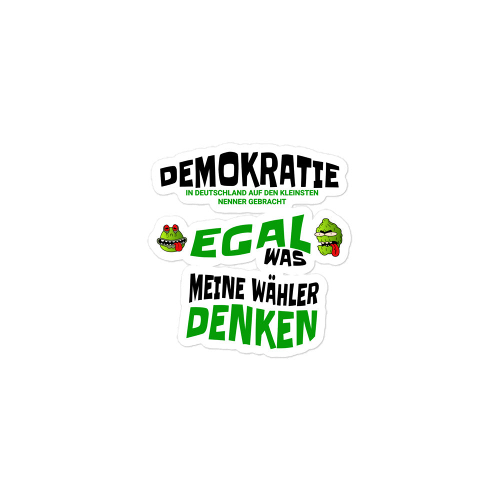 Aufkleber Demokratie in Deutschland