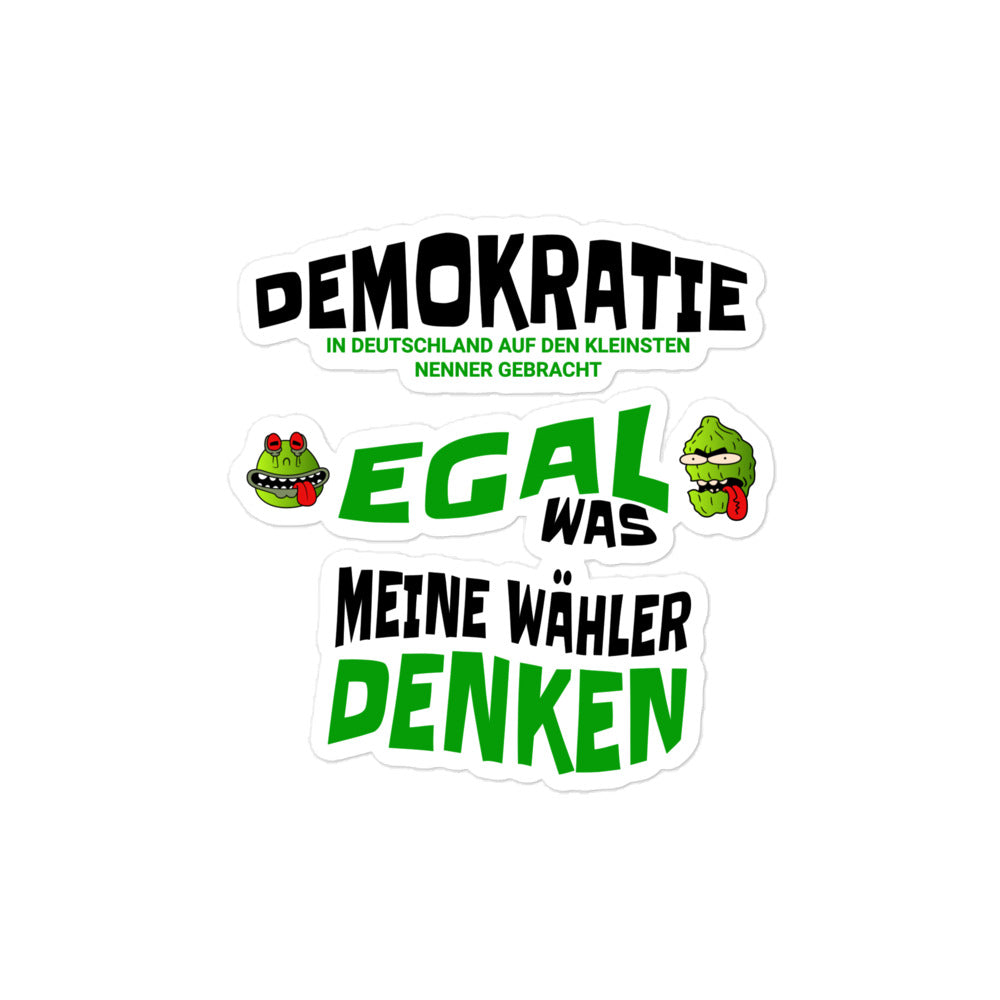 Aufkleber Demokratie in Deutschland