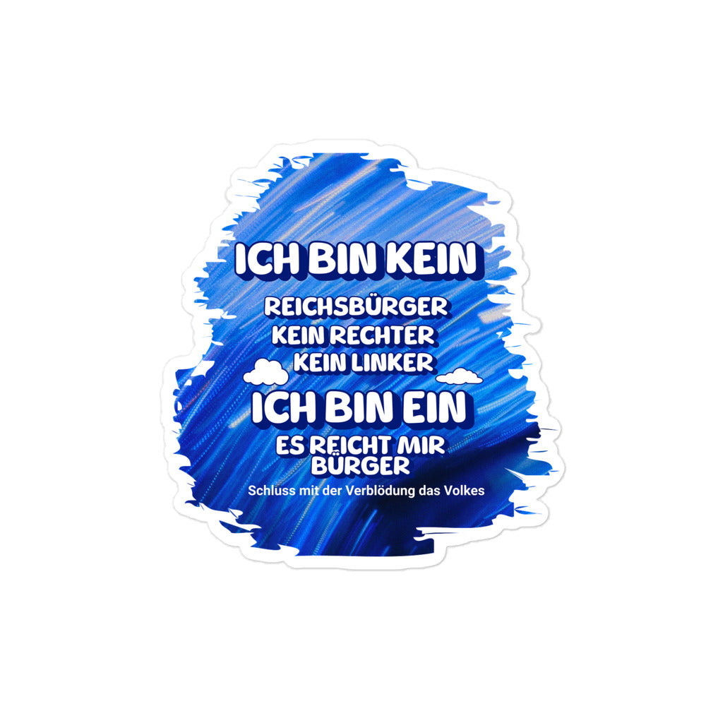 Aufkleber Ich bin kein Reichsbürger