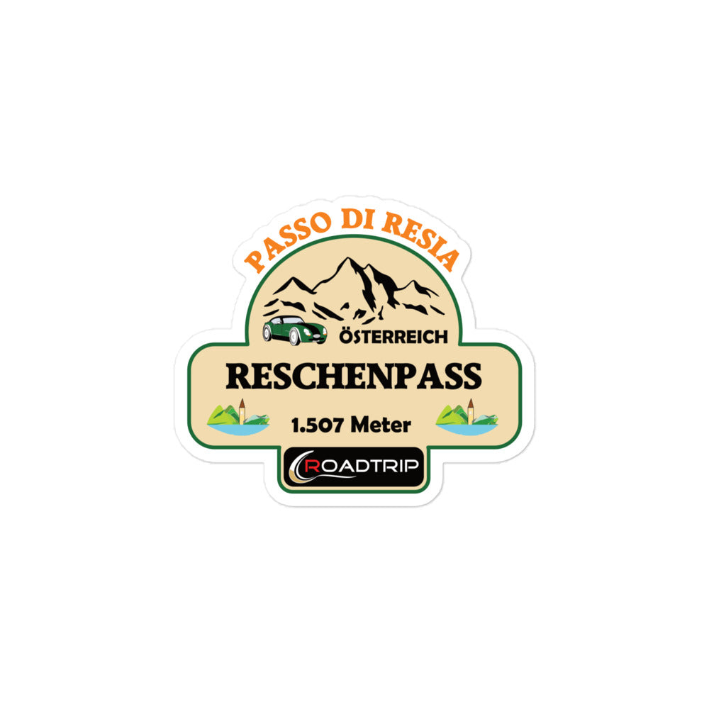 Aufkleber Roadtrip Rechenpass