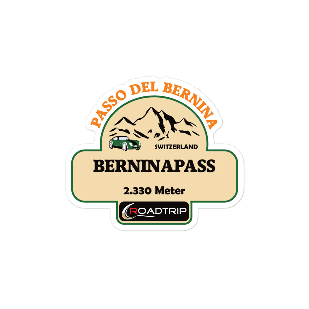 Aufkleber Berninapass
