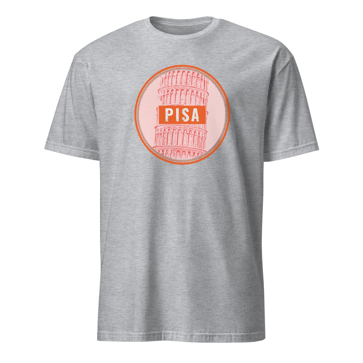 T-Shirt mit dem schiefe Turm von Pisa