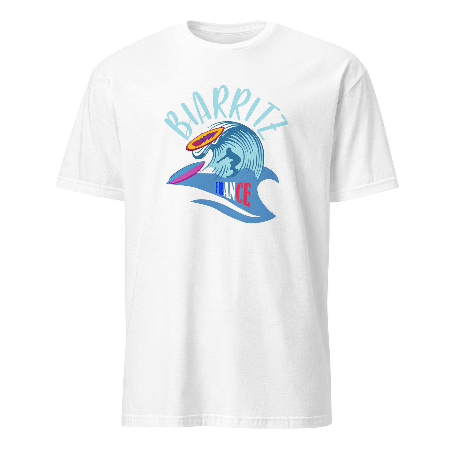 T-Shirt mit Surfer Biarriz France