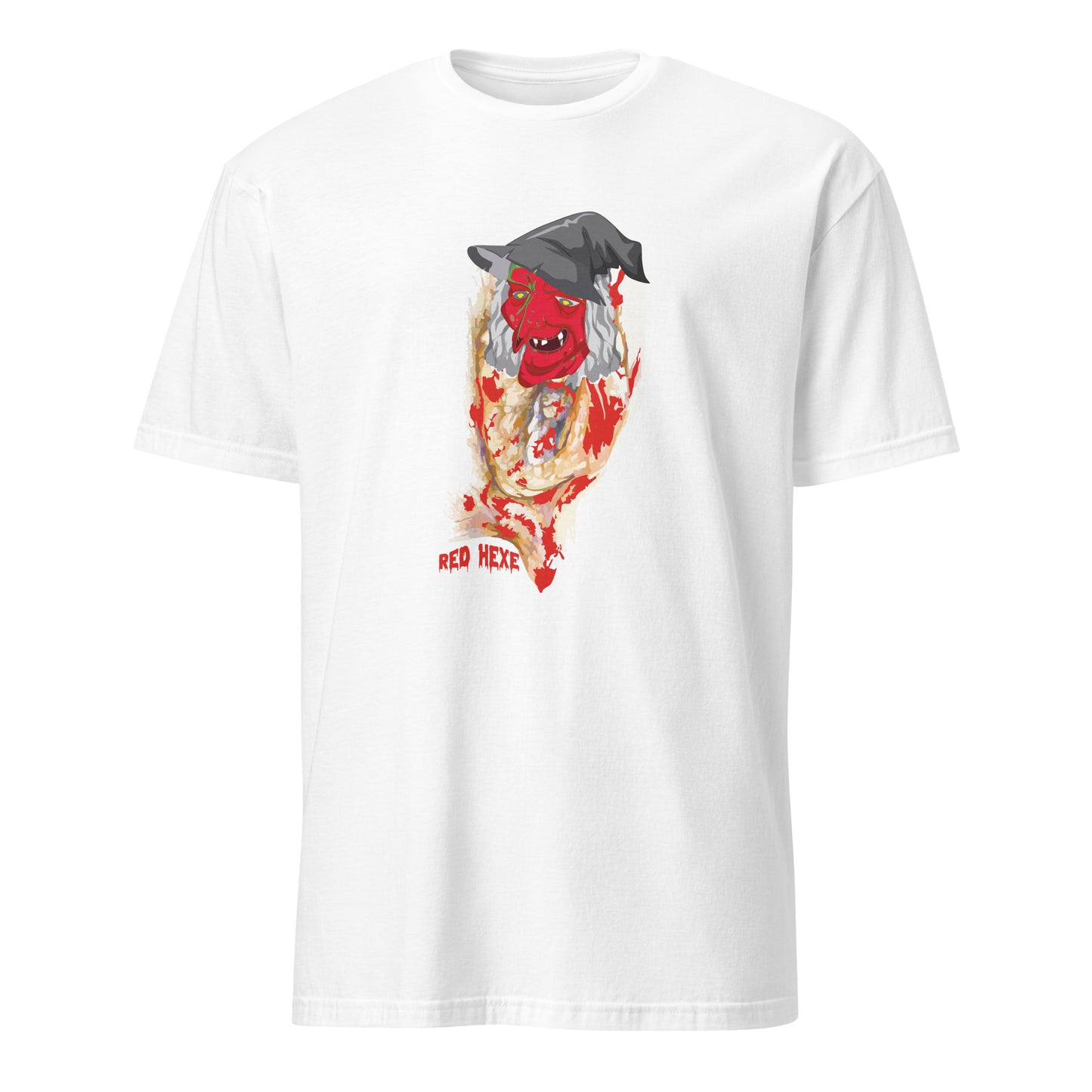 Hexen Shirt mit roter Hexe
