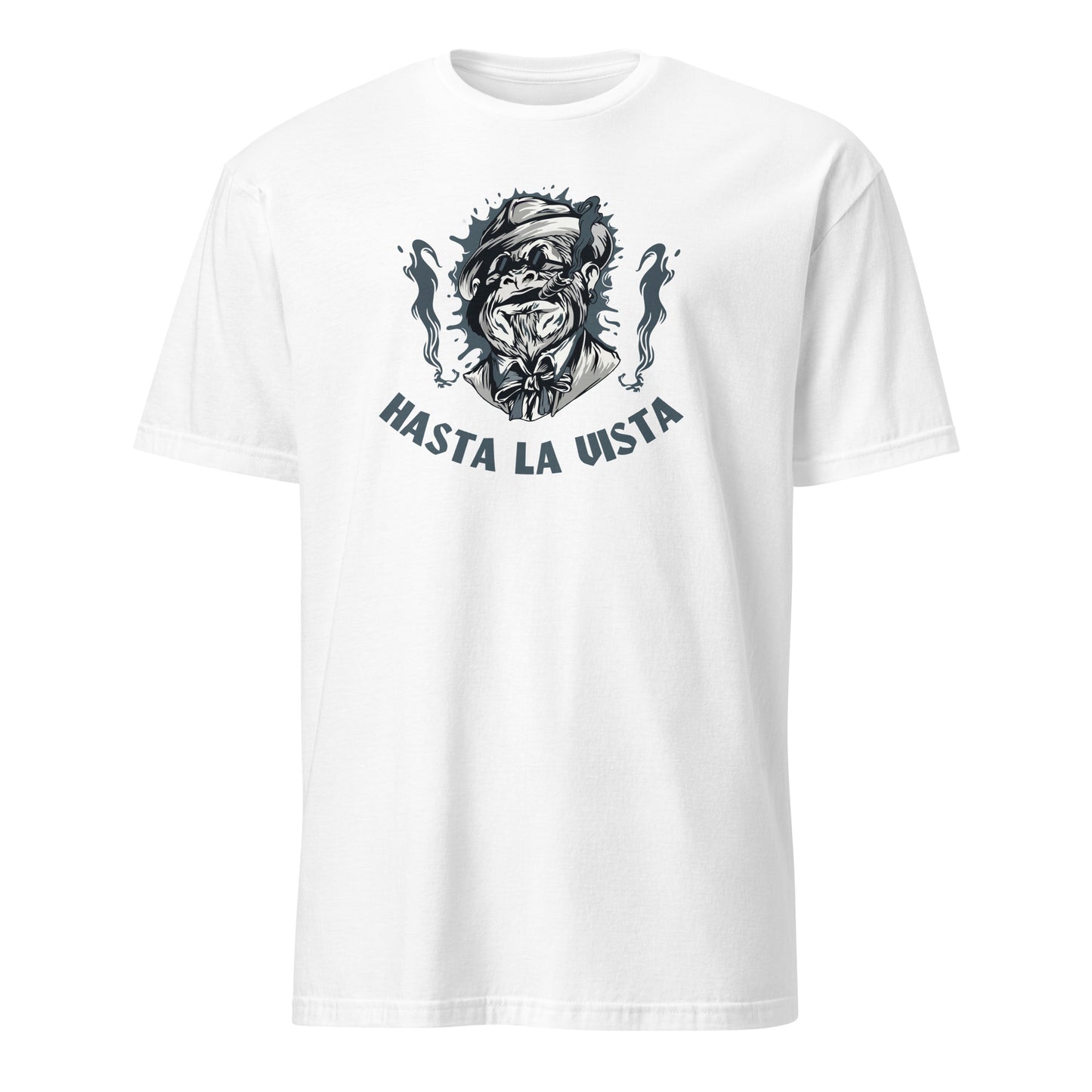 T-Shirt weiss mit Aufdruck Hasta laVista