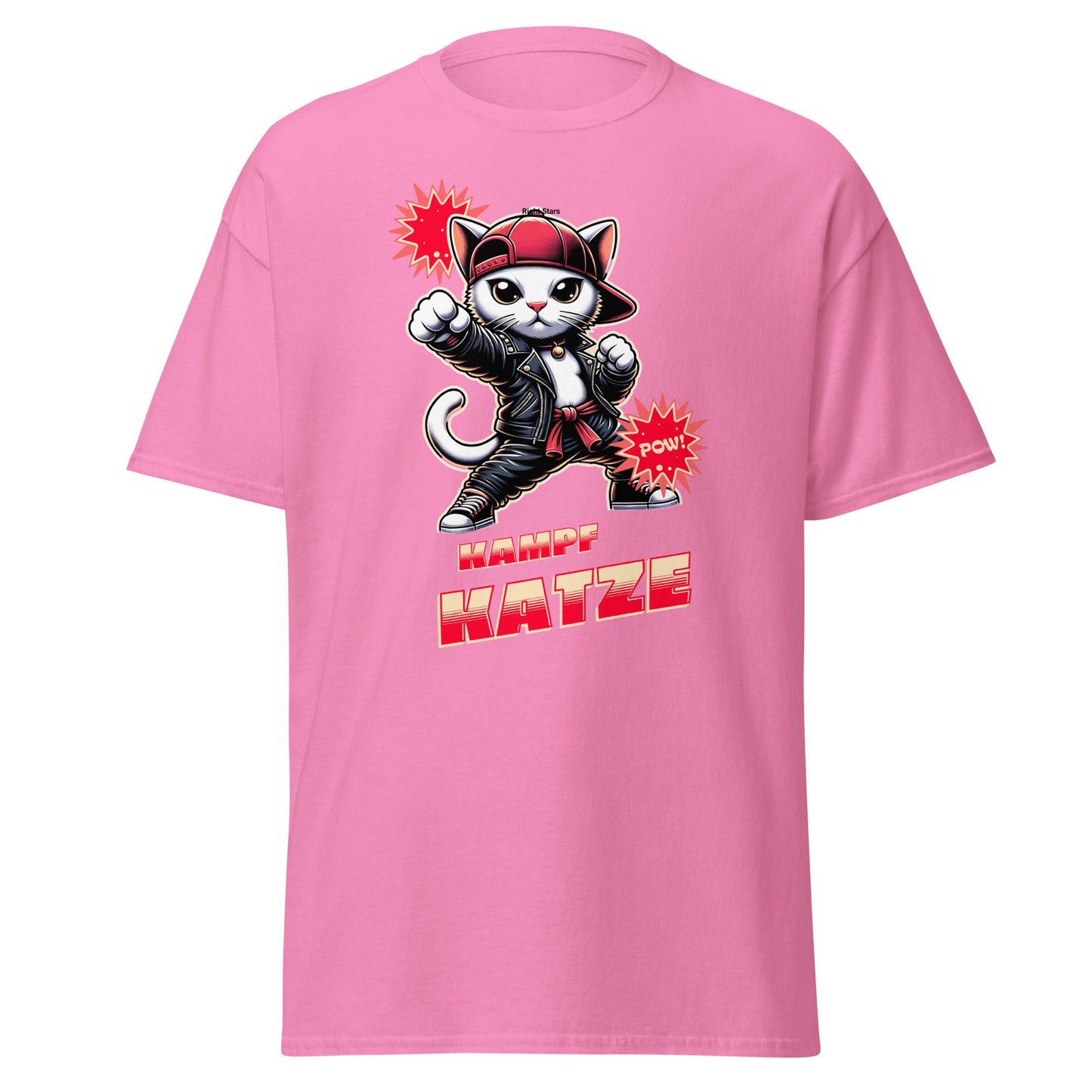 T-Shirt Kampf Katze