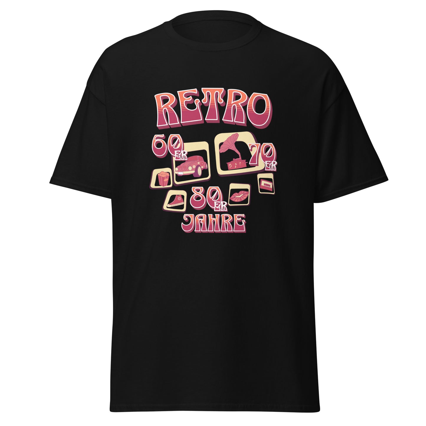 T-Shirt Retro Shirt 60er, 70er, 80er Jahre