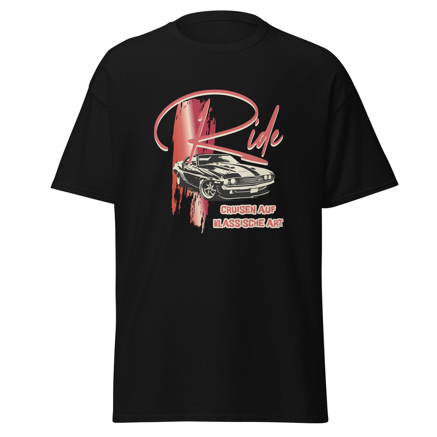 T-Shirt Ride Cruisen auf klassische Art
