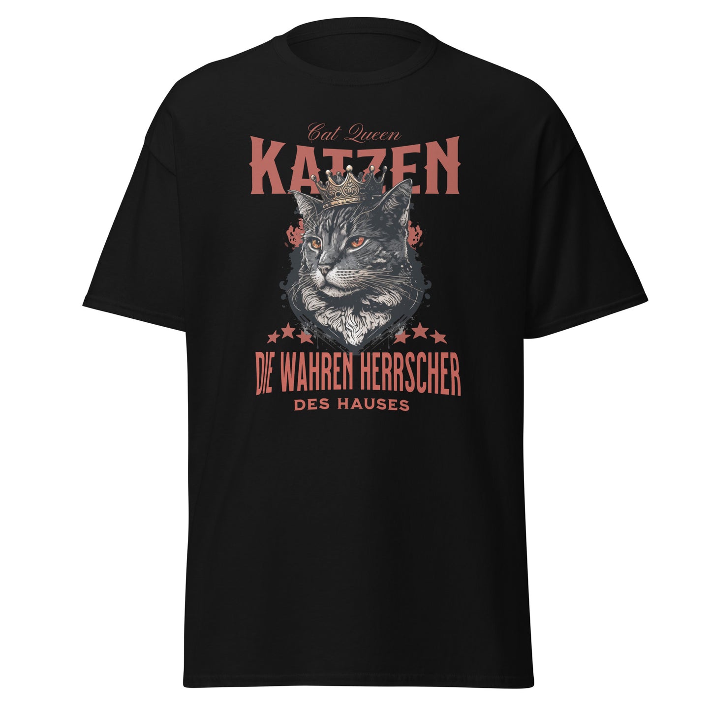 T-Shirt Katzen die wahren Herrscher des Hauses