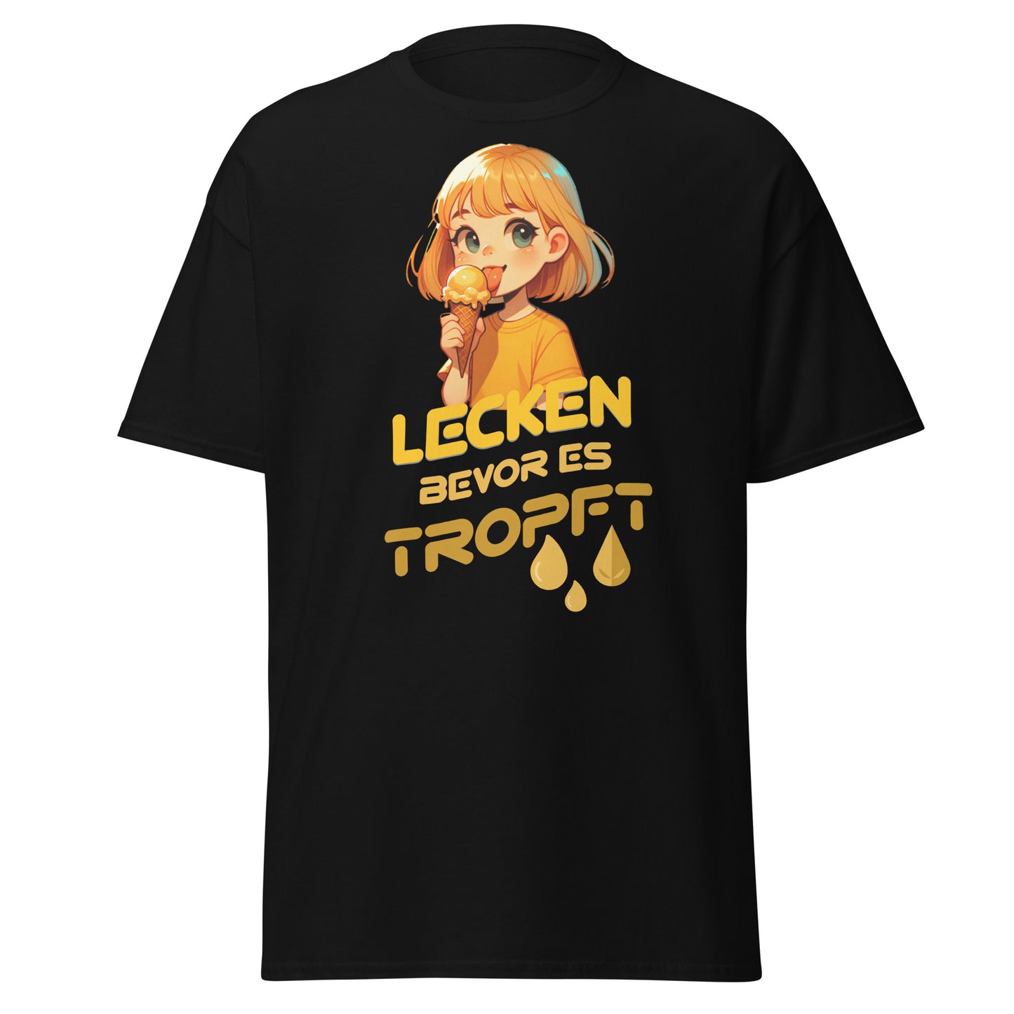 T-Shirt Lecken bevor es tropft