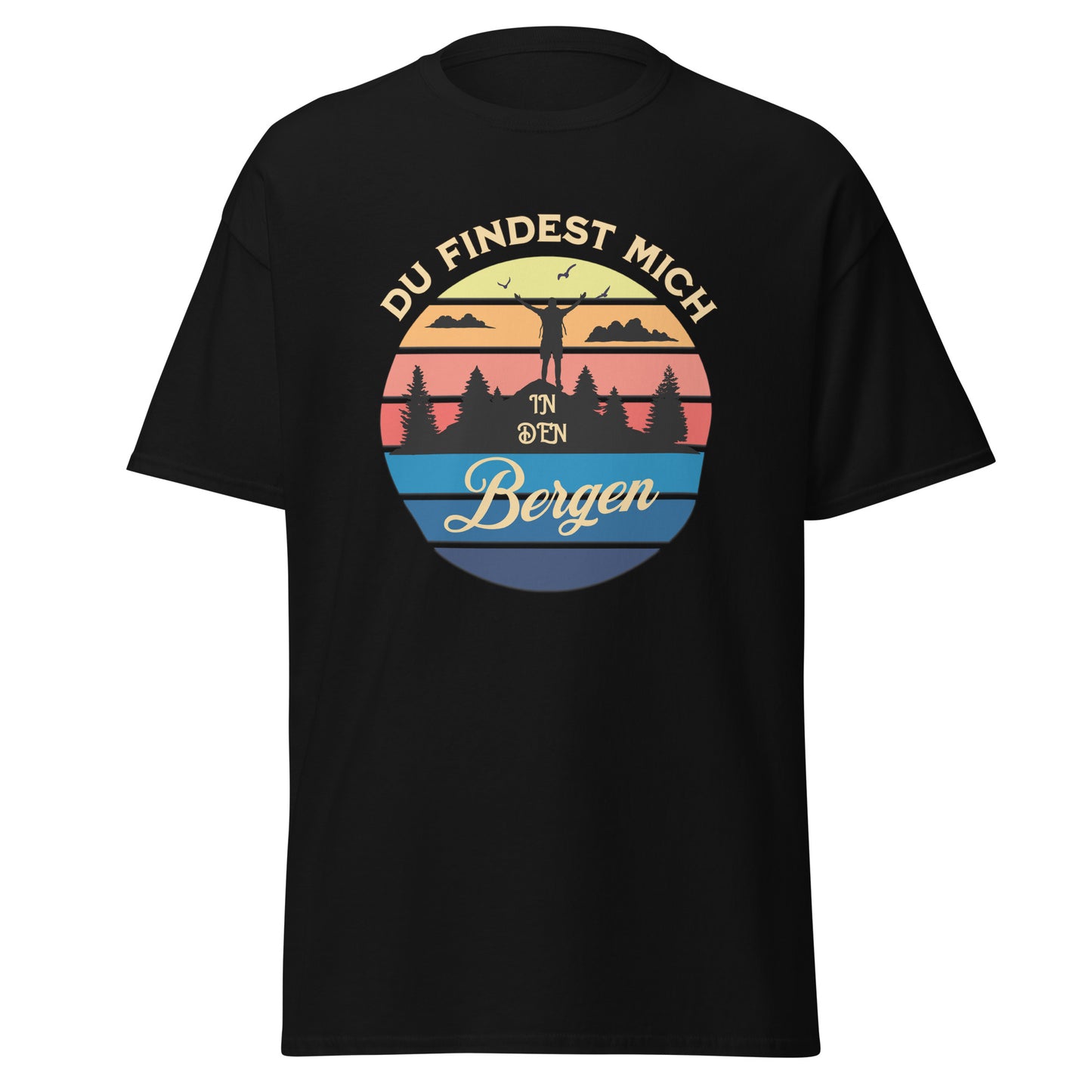 T-Shirt Du findest mich in den Bergen
