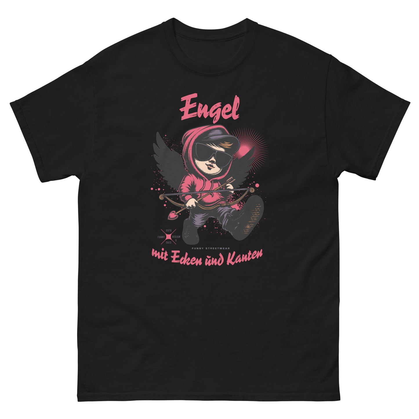 T-Shirt Engel mit Ecken und Kanten