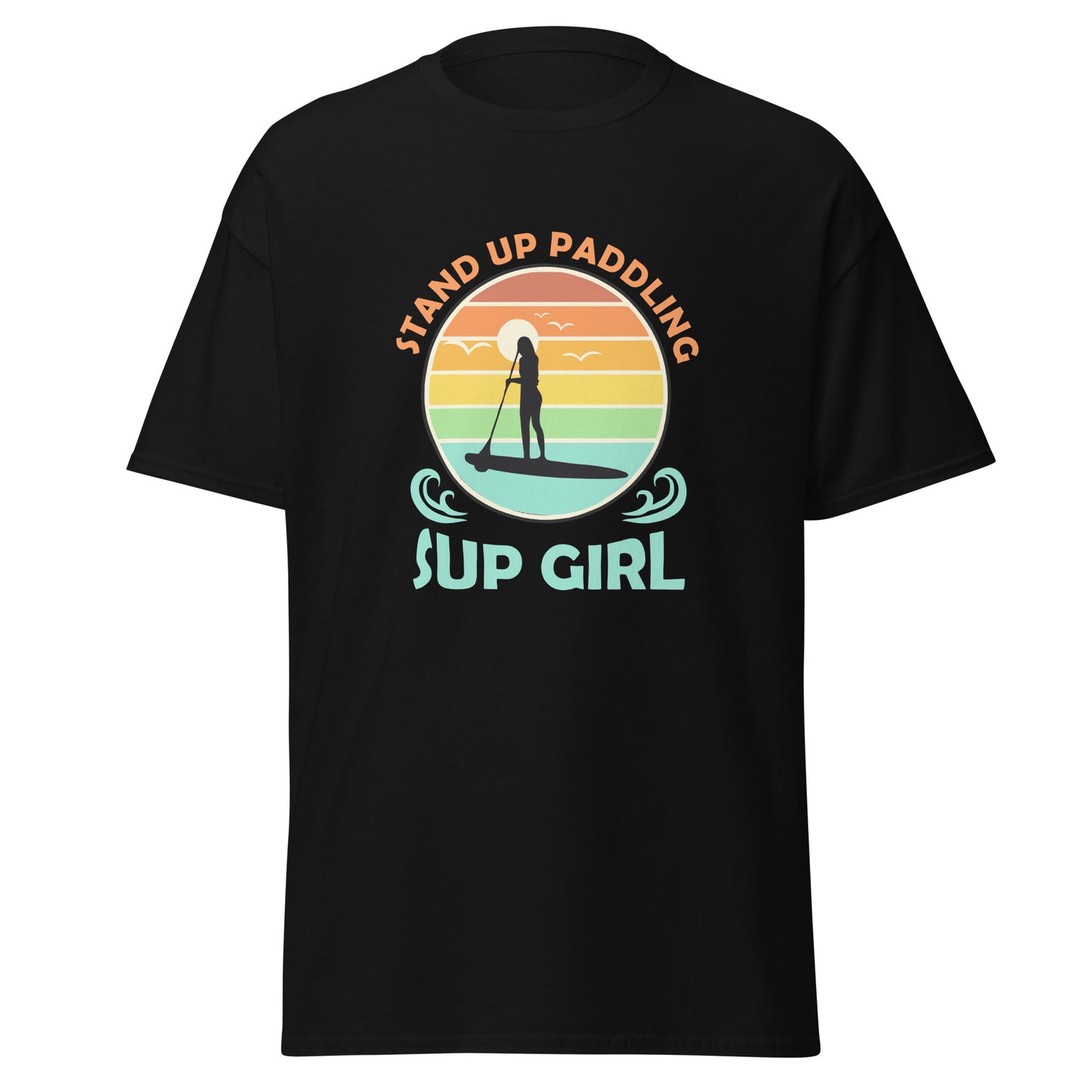 T-Shirt Stand up Paddling Sup Girl