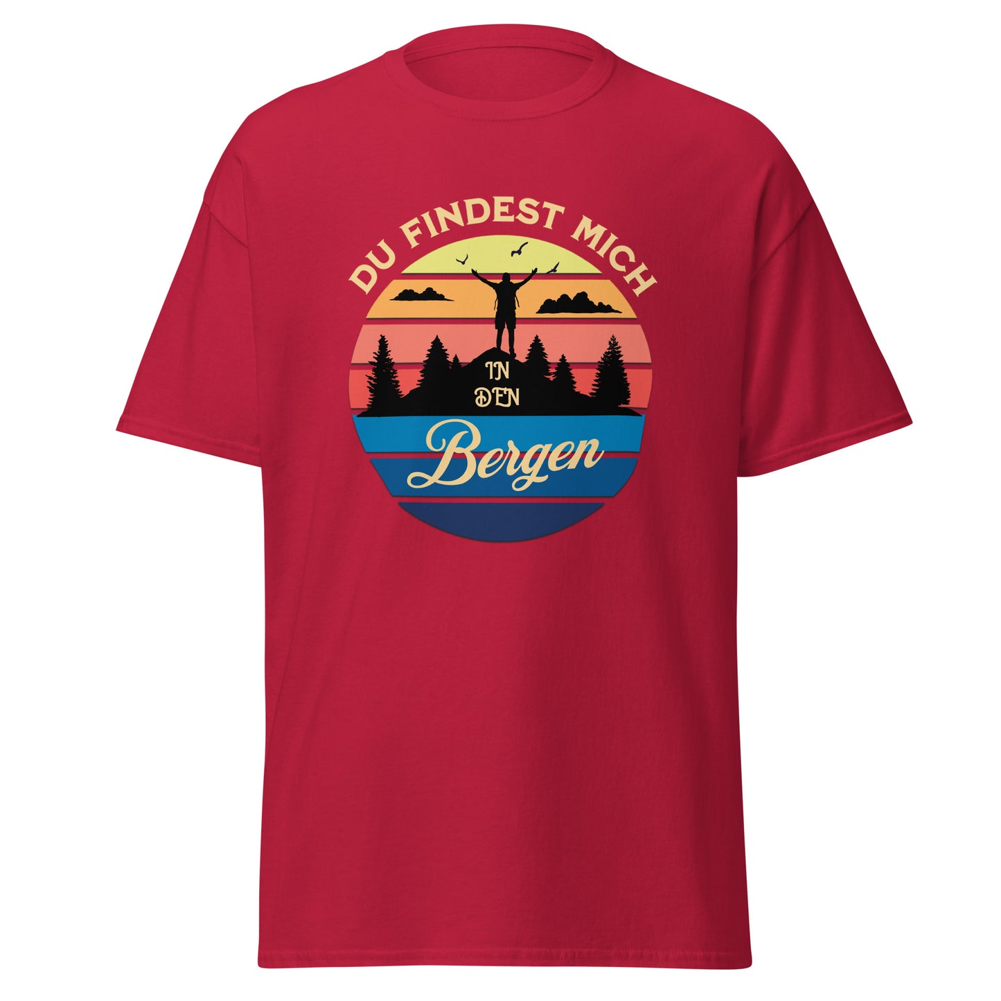 T-Shirt Du findest mich in den Bergen