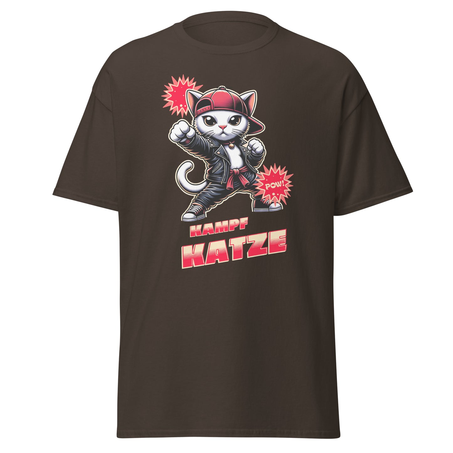 T-Shirt Kampf Katze