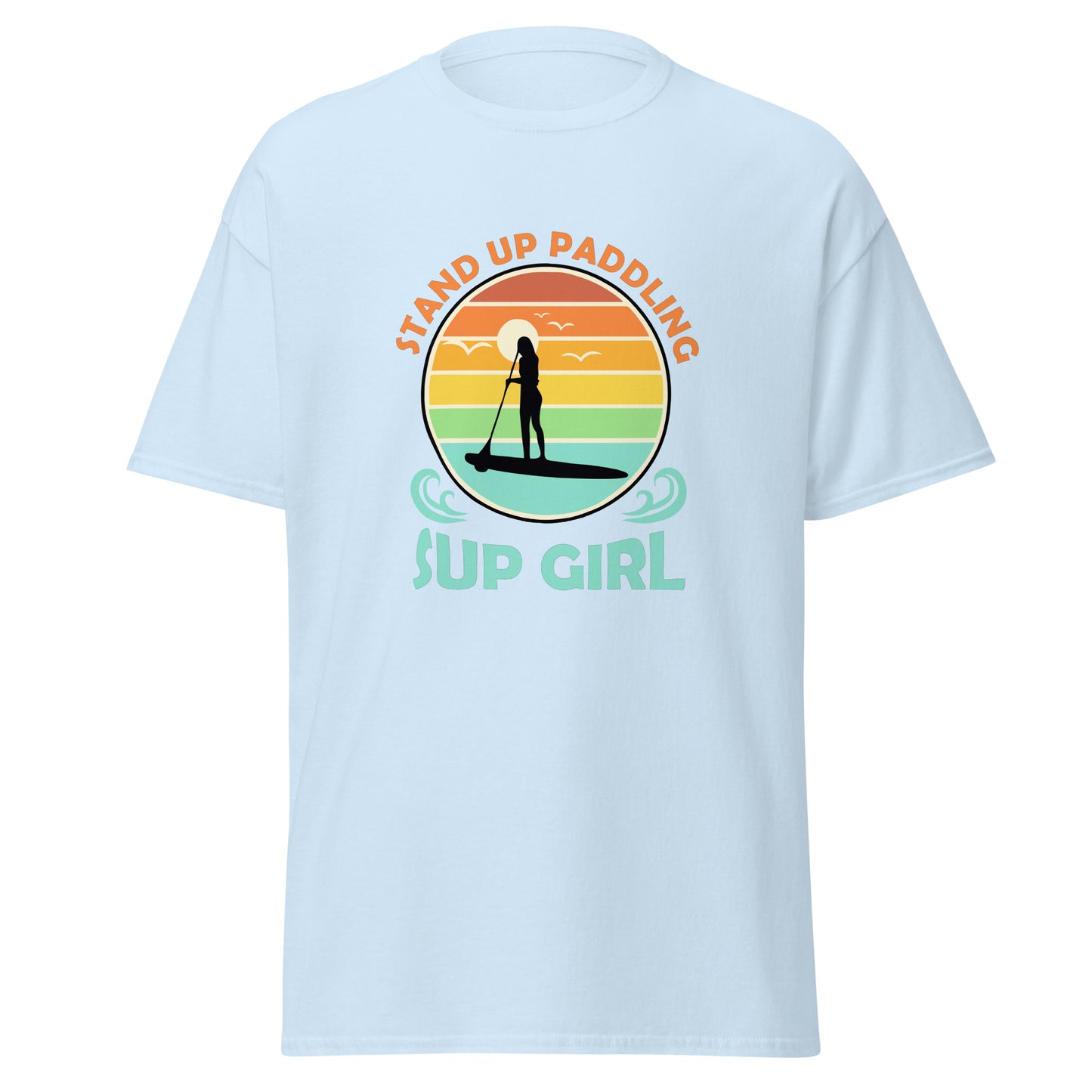T-Shirt Stand up Paddling Sup Girl