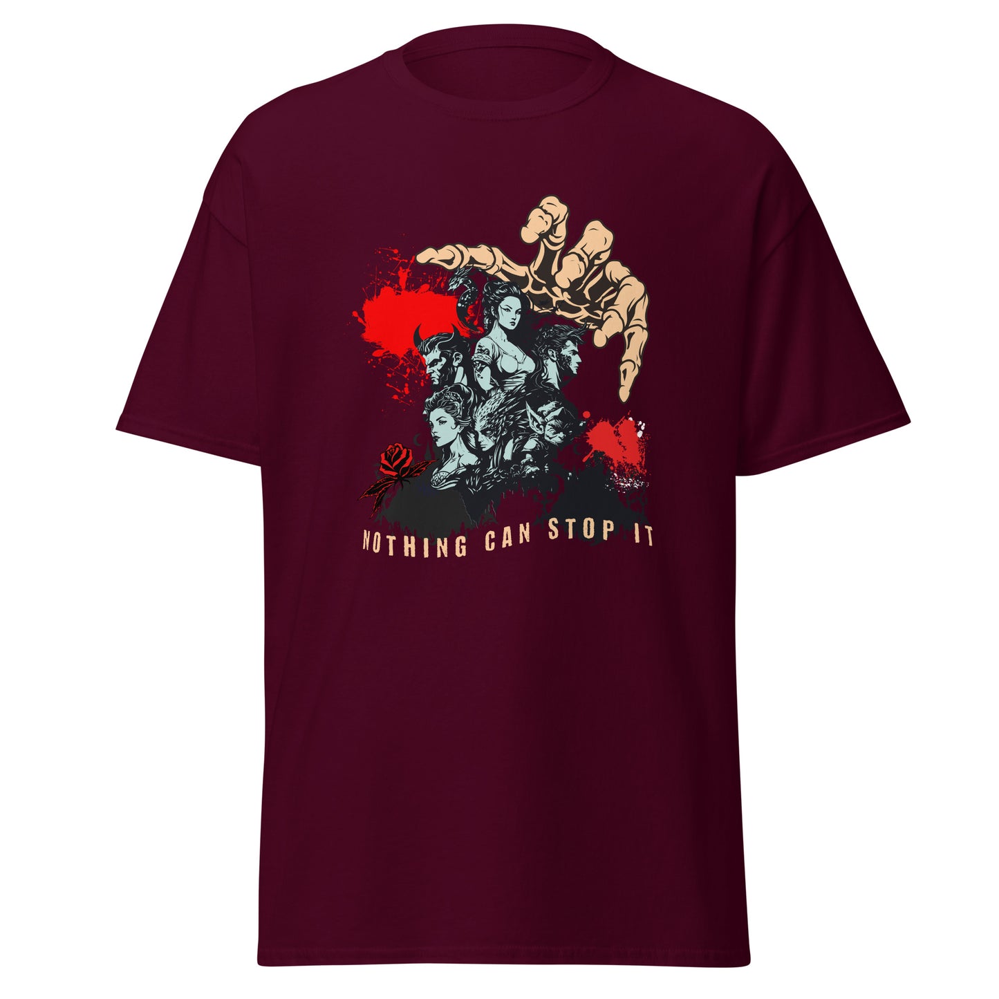 T-Shirt Grusel Shirt Nothings can stop it