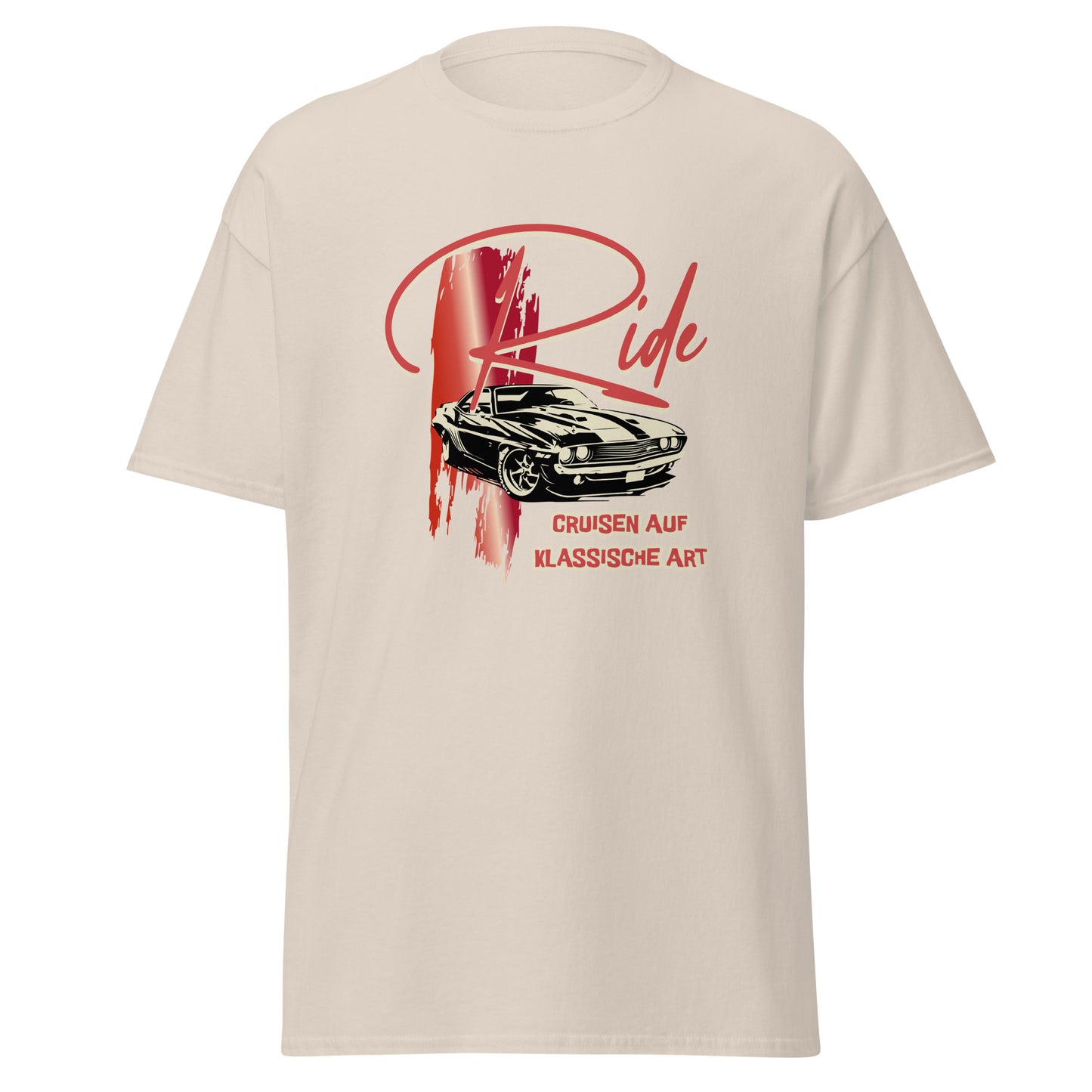 T-Shirt Ride Cruisen auf klassische Art