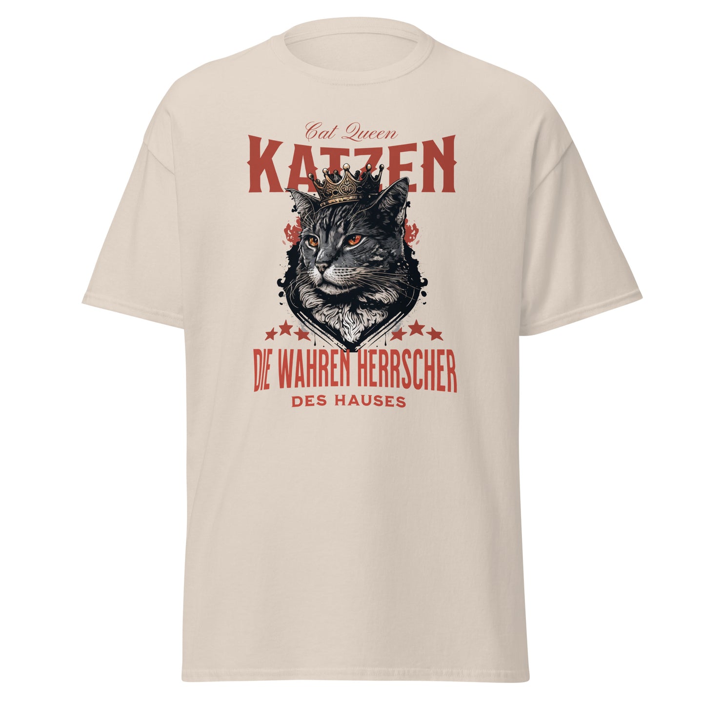 T-Shirt Katzen die wahren Herrscher des Hauses