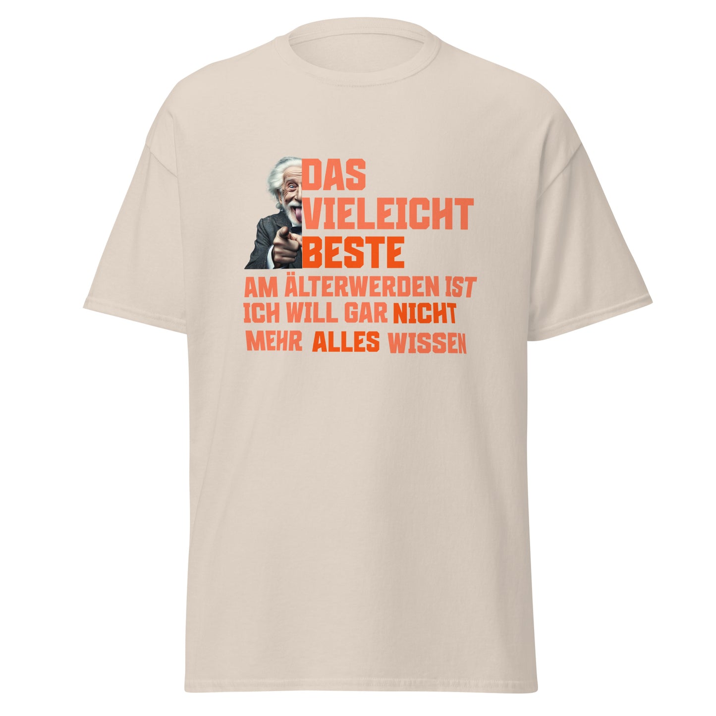 T-Shirt Spruch vom älter werden