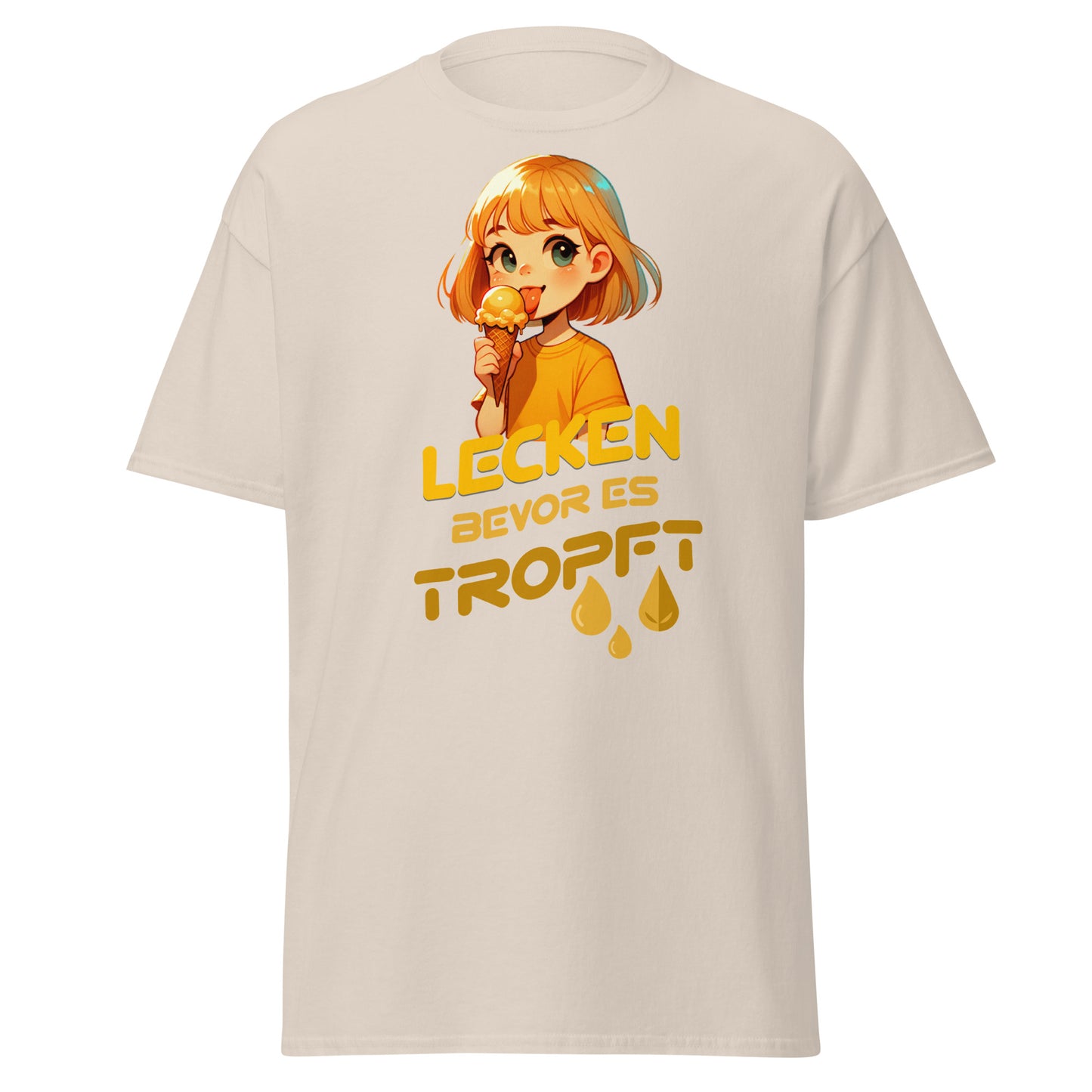 T-Shirt Lecken bevor es tropft
