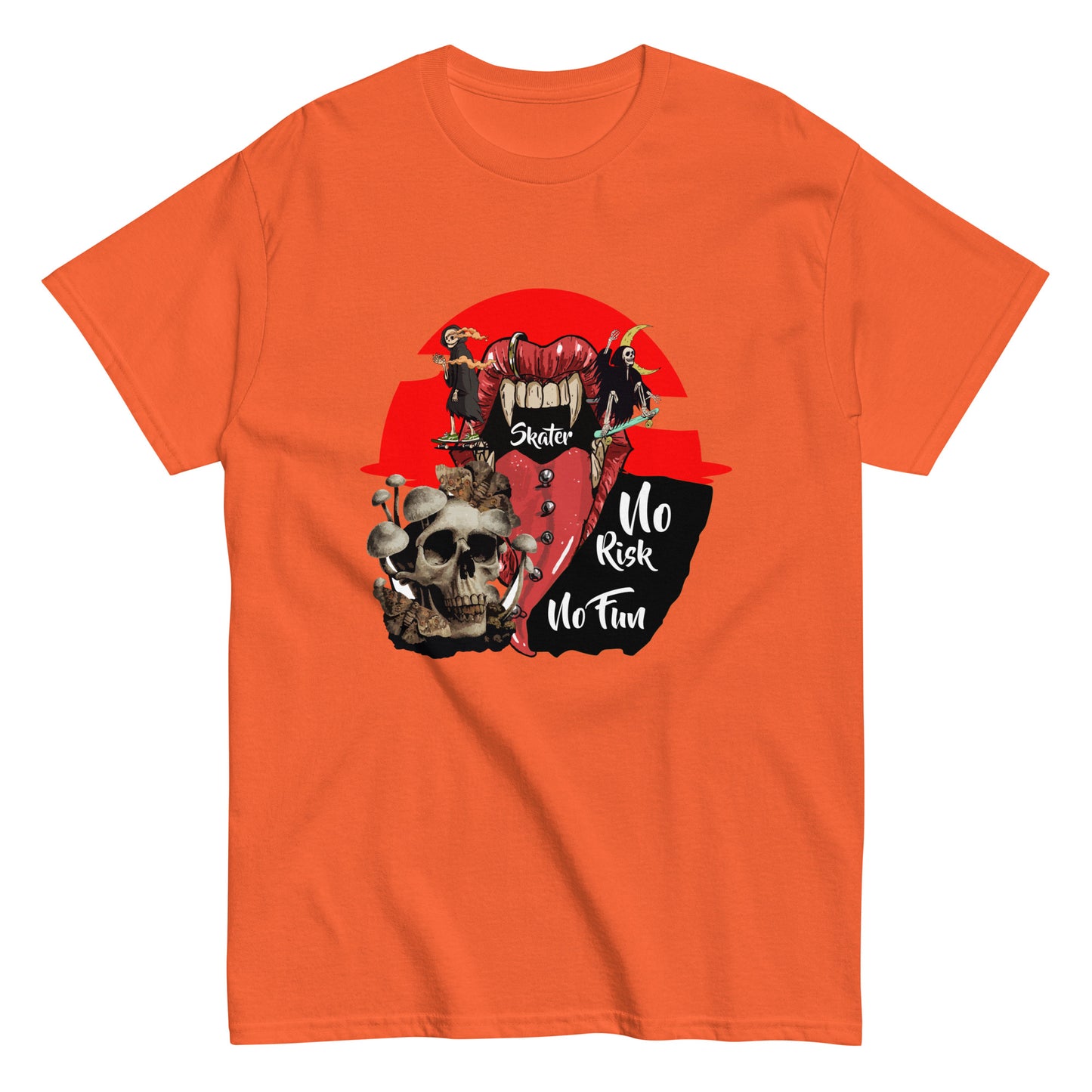 Shirt No Risk no Fun für Skater
