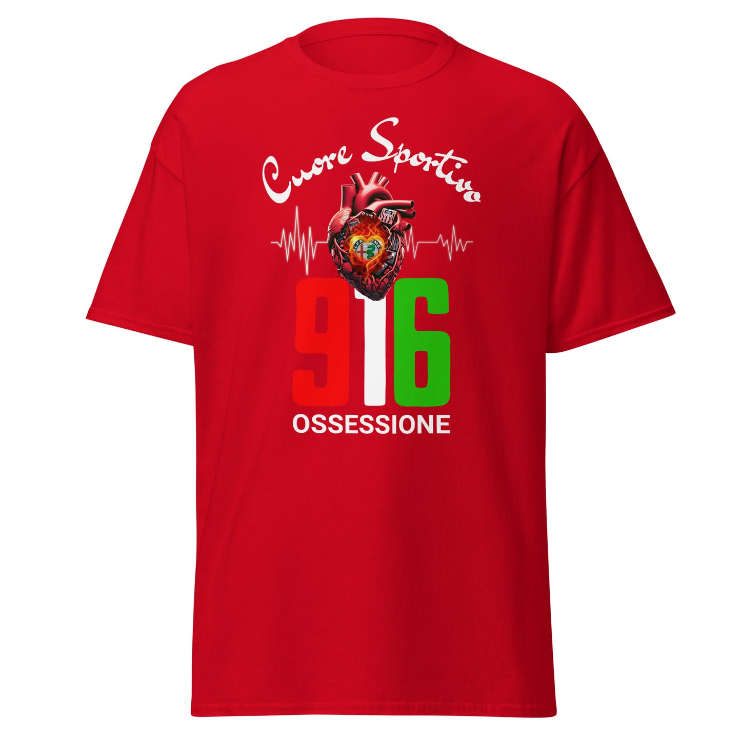 Unisex T-Shirt "Cuore Sportivo" (Das sportliche Herz)