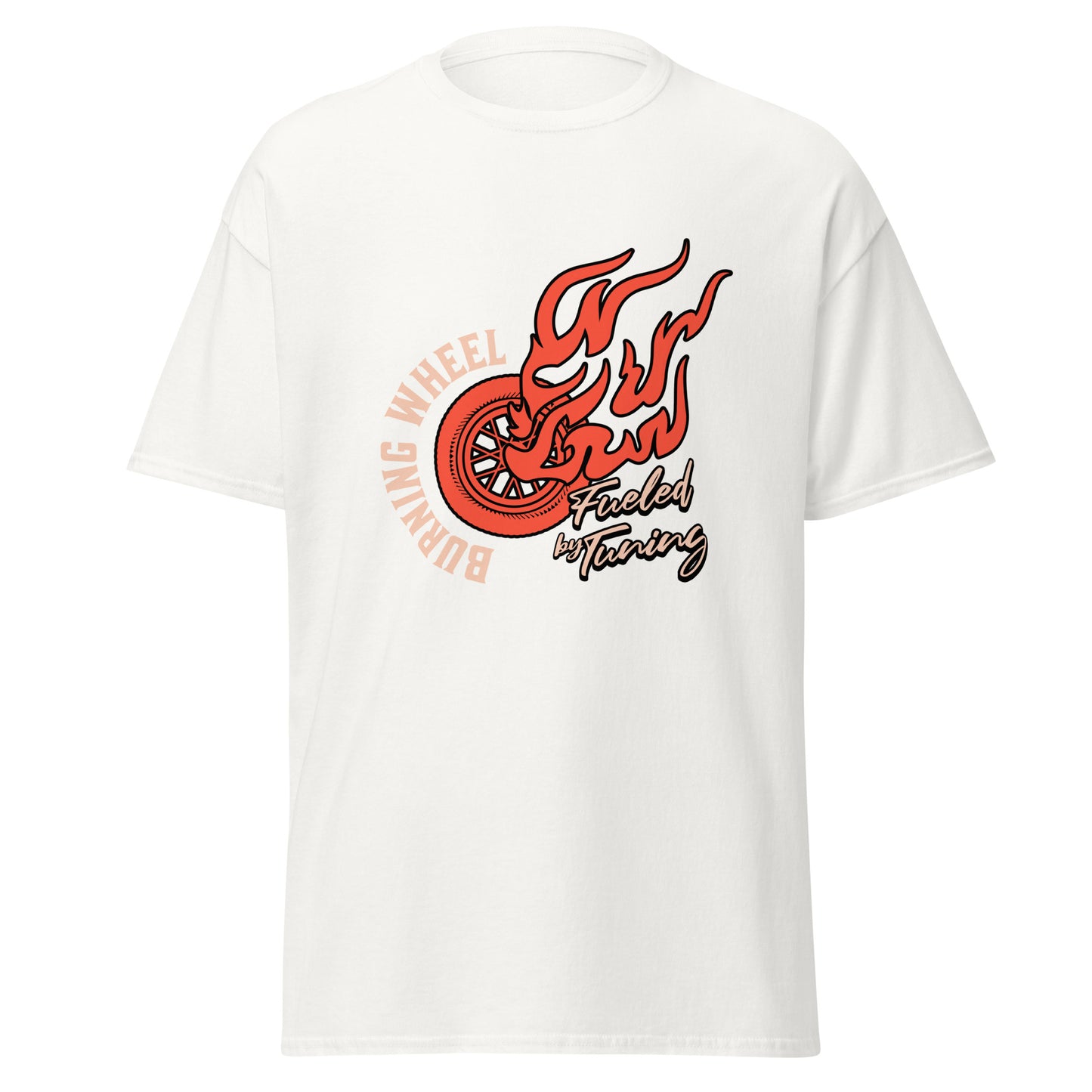 T-Shirt Bruning Wheel