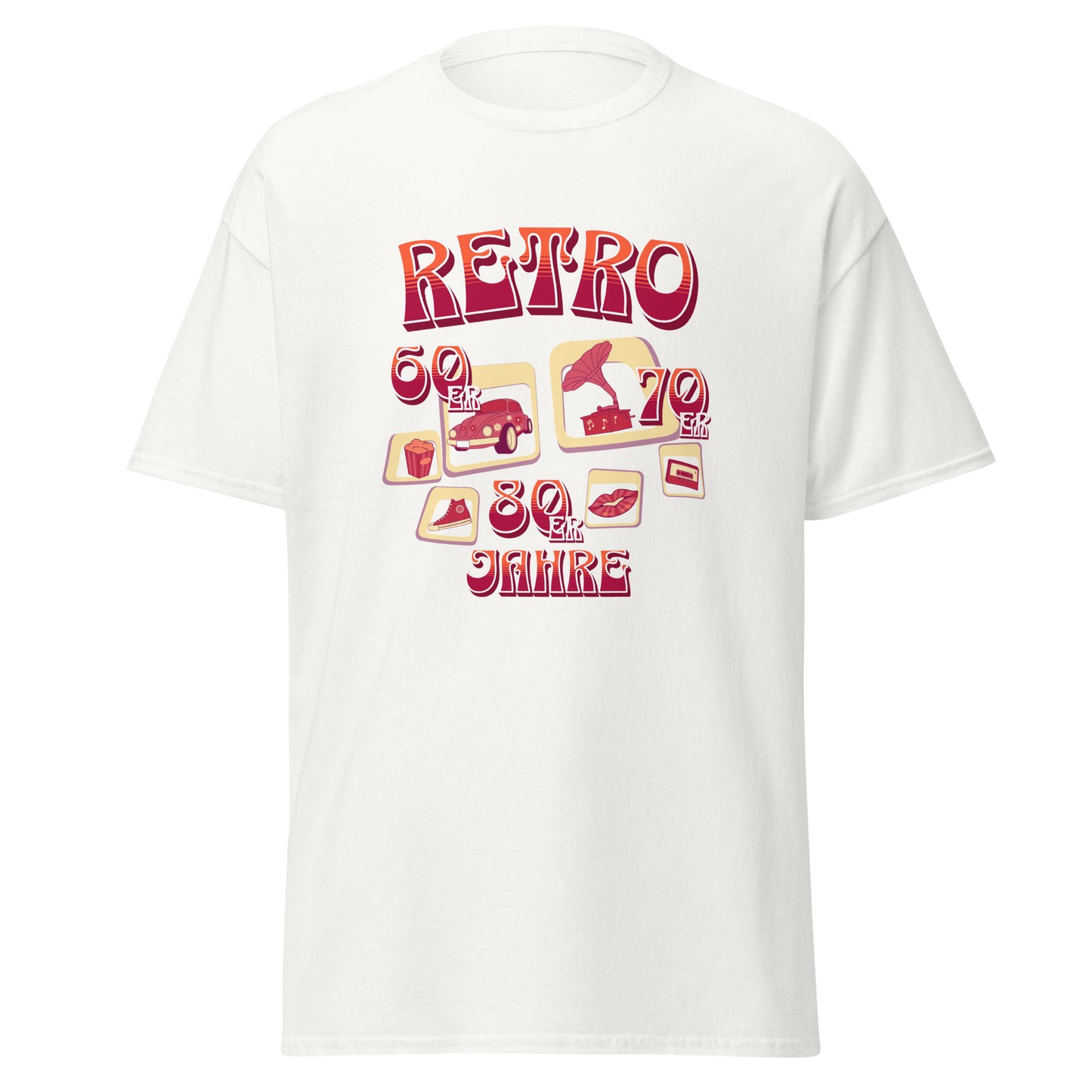 T-Shirt Retro Shirt 60er, 70er, 80er Jahre
