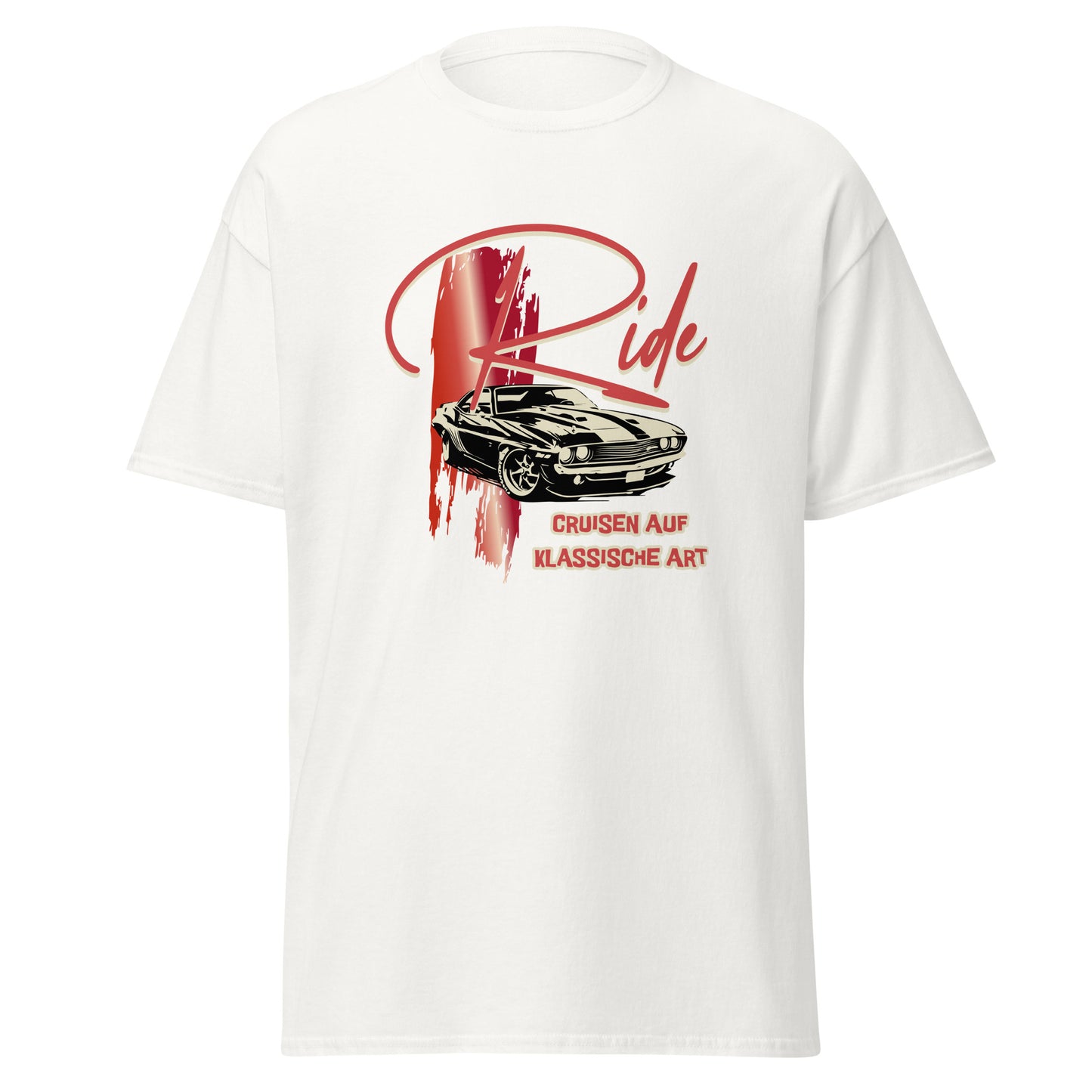T-Shirt Ride Cruisen auf klassische Art