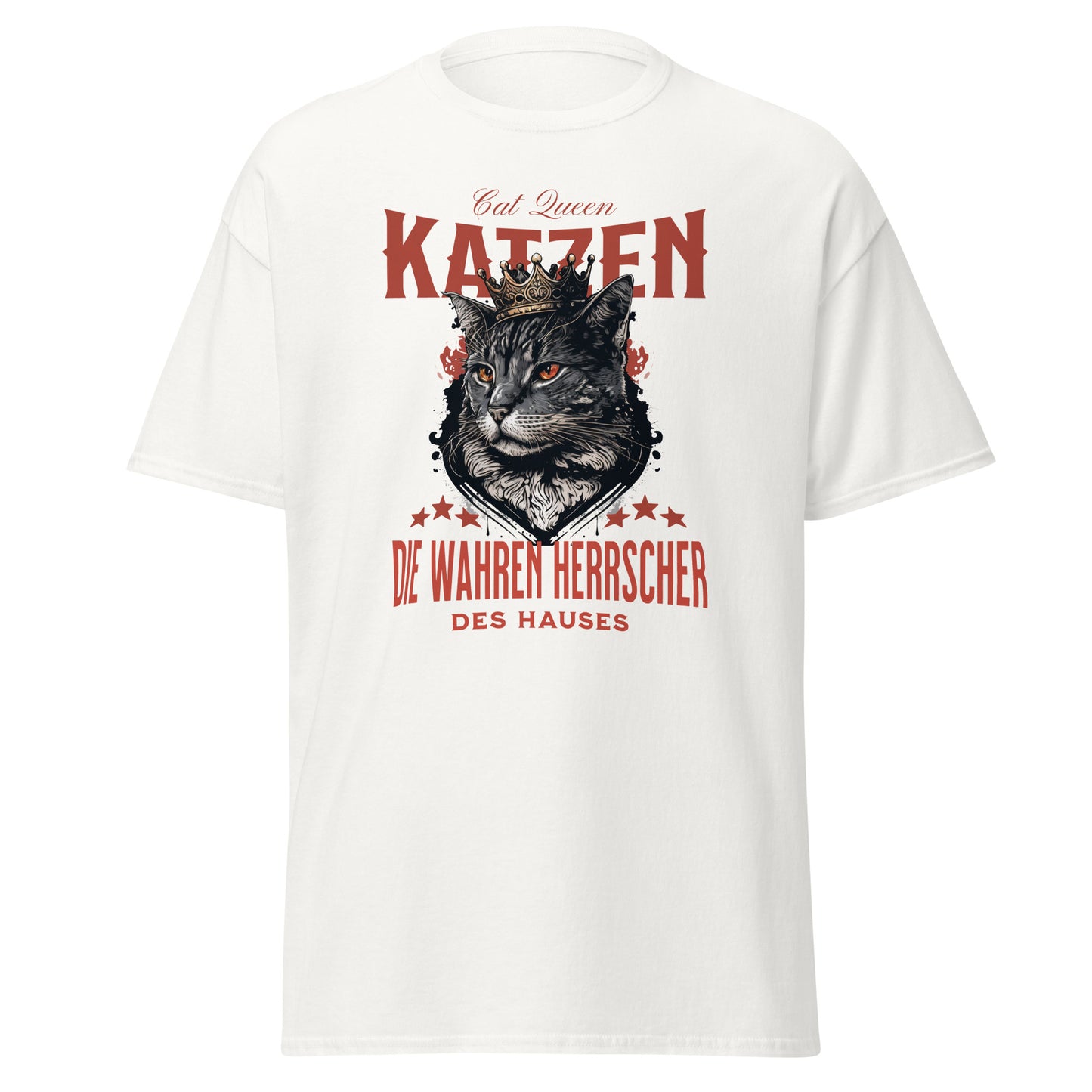 T-Shirt Katzen die wahren Herrscher des Hauses