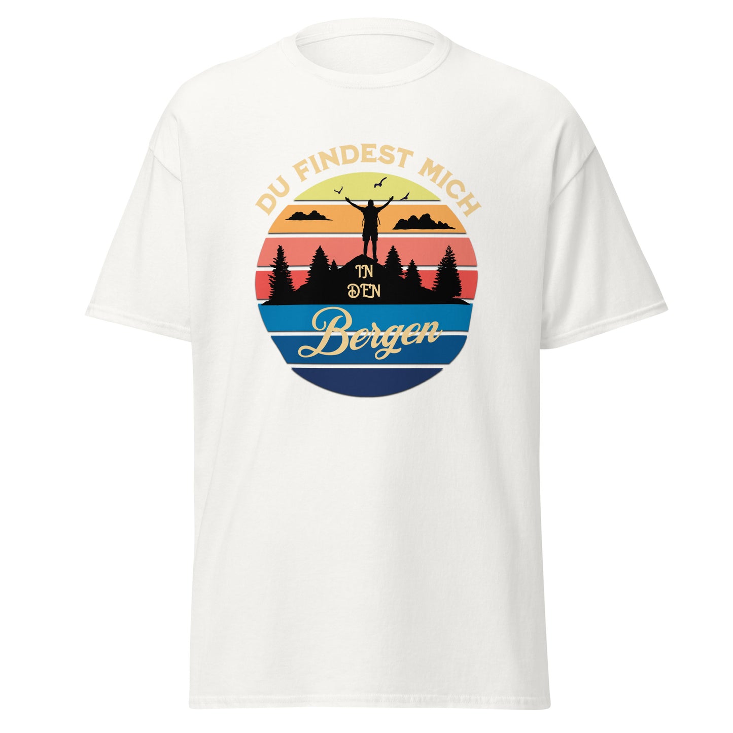 T-Shirt Du findest mich in den Bergen