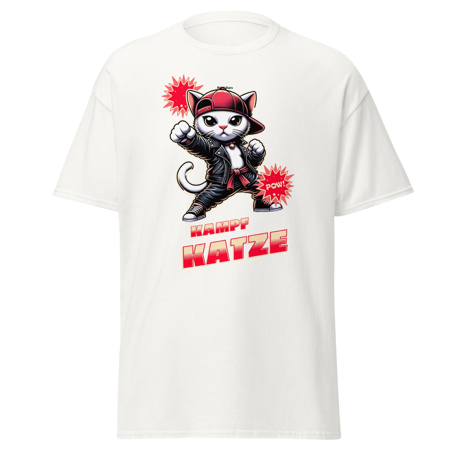 T-Shirt Kampf Katze