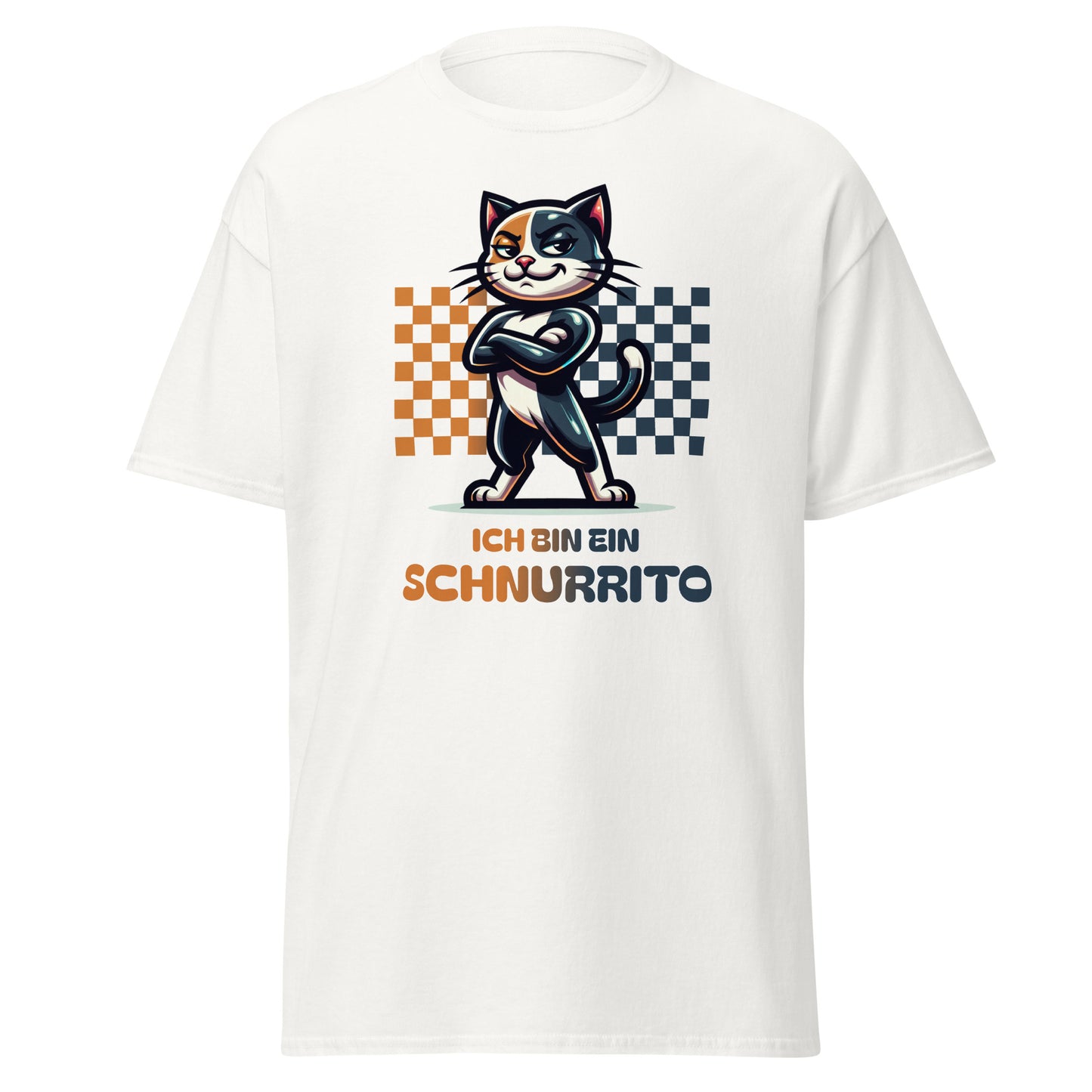 T-Shirt weiss Ich bin ein Schnurito