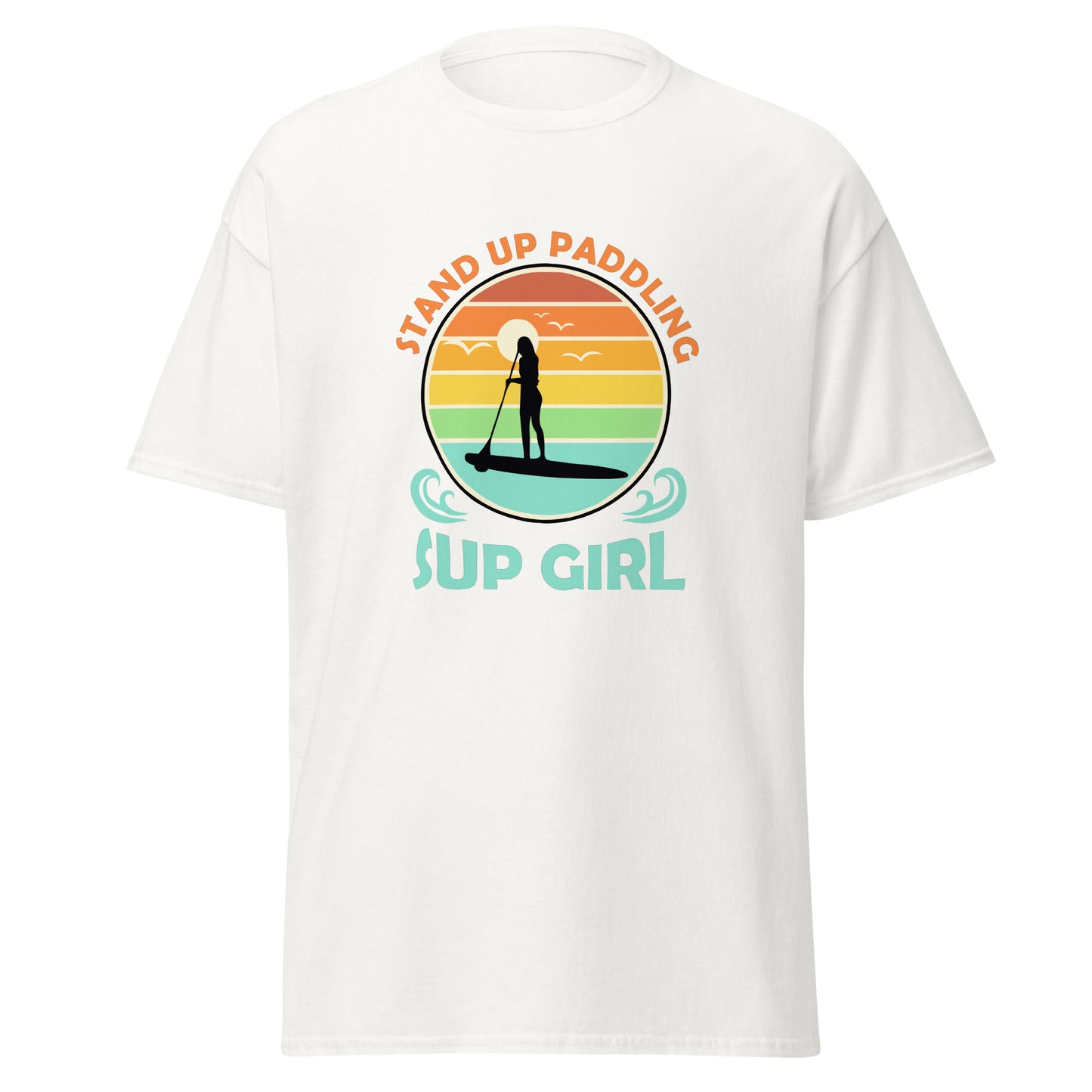 T-Shirt Stand up Paddling Sup Girl