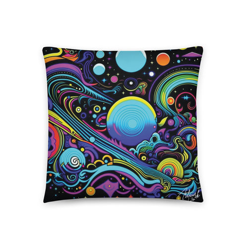 Basic-Kissen Artwork L. Zara Weltraum Chaos