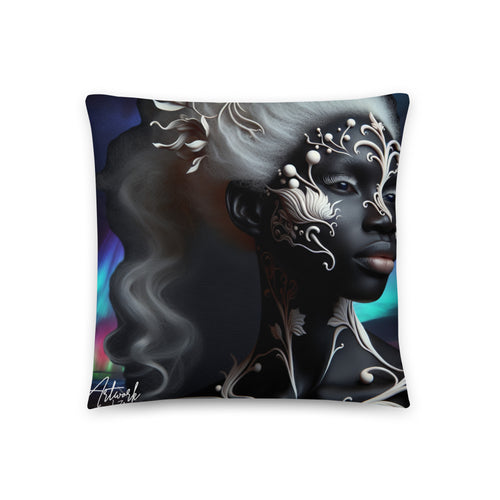 Basic-Kissen Artwork L. Zara Afrikanische Schönheit