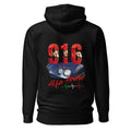 Unisex-Kapuzenpullover Alfa Amore 916 Herzschlag DTFlex Druck hinten