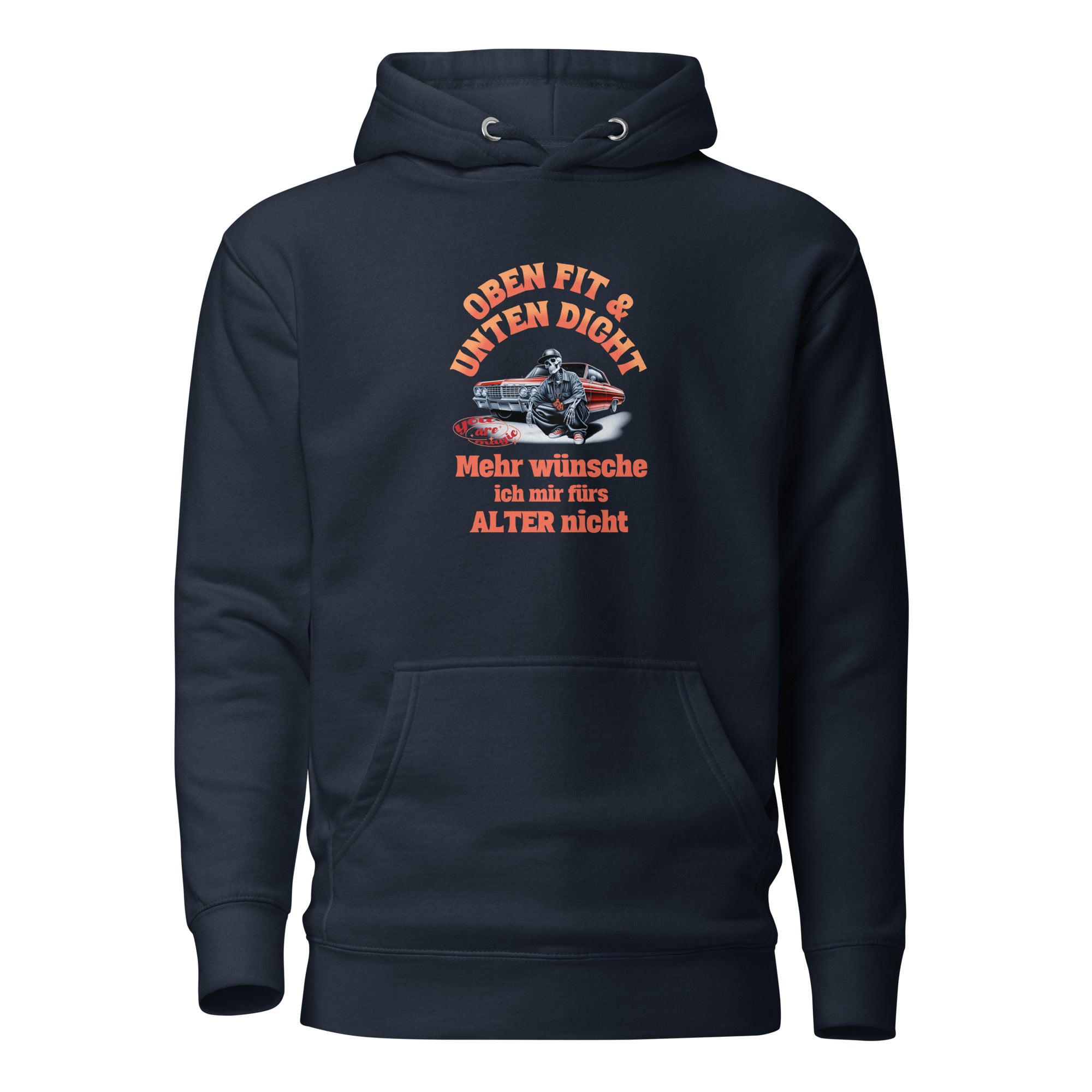 Unisex-Kapuzenpullover mit lustigem Spruch