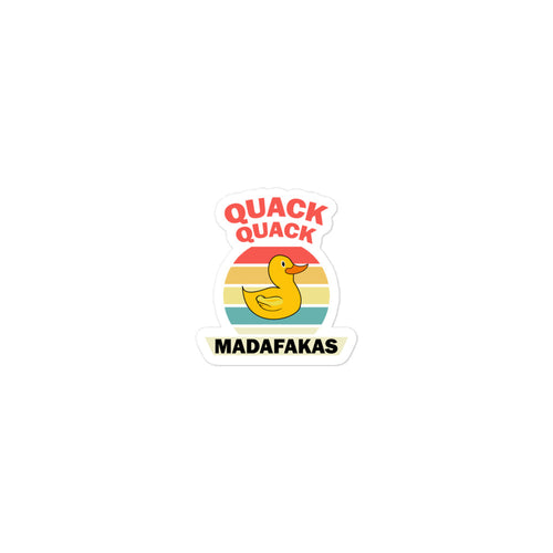 Aufkleber Quack Quack Madafakas
