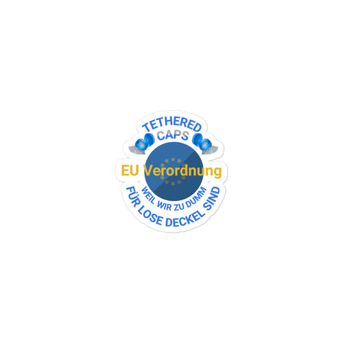 Blasenfreie Aufkleber EU Richtlinie 2019/904 – Der Deckel-Wahnsinn
