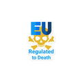 Blasenfreie Aufkleber EU Regulated to Death