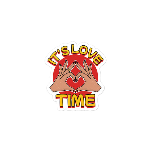 Aufkleber It´s Love Time