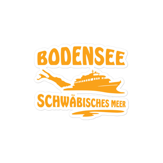Aufkleber Bodensee Schwäbisches Meer