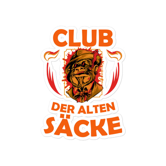 Aufkleber Club der Alten Säcke