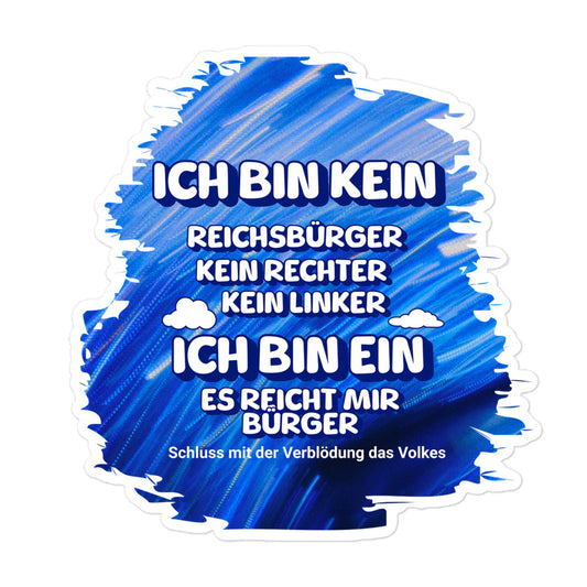  Aufkleber Ich bin kein Reichsbürger