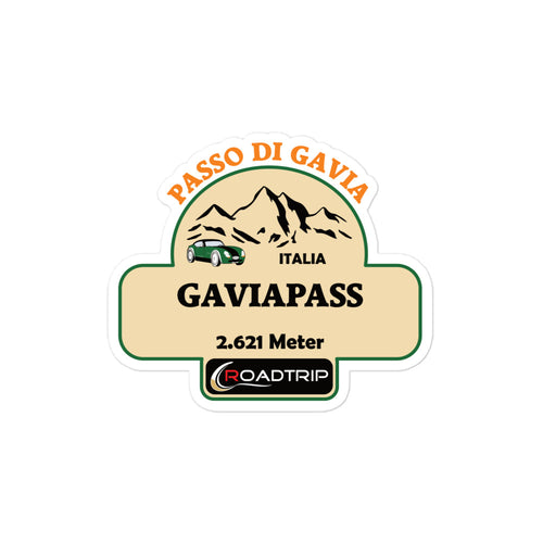 Aufkleber Gaviapass