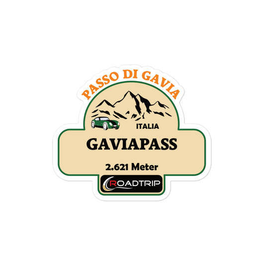 Aufkleber Gaviapass